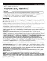 Apex GB4308OM TV Operating Manual